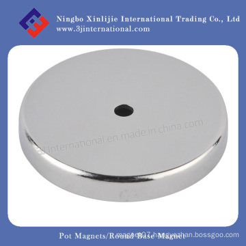 Magnetic Assembly Pot Magnets Round Base Magnet for Holding